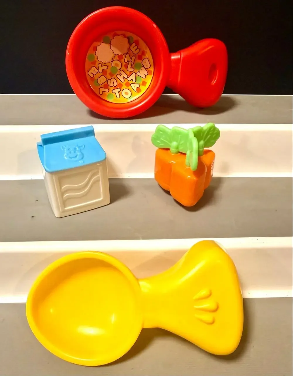 Fisher Price Laugh & Learn Kitchen Fridge REPLACEMENT SHAPE FOOD Carrot Milk